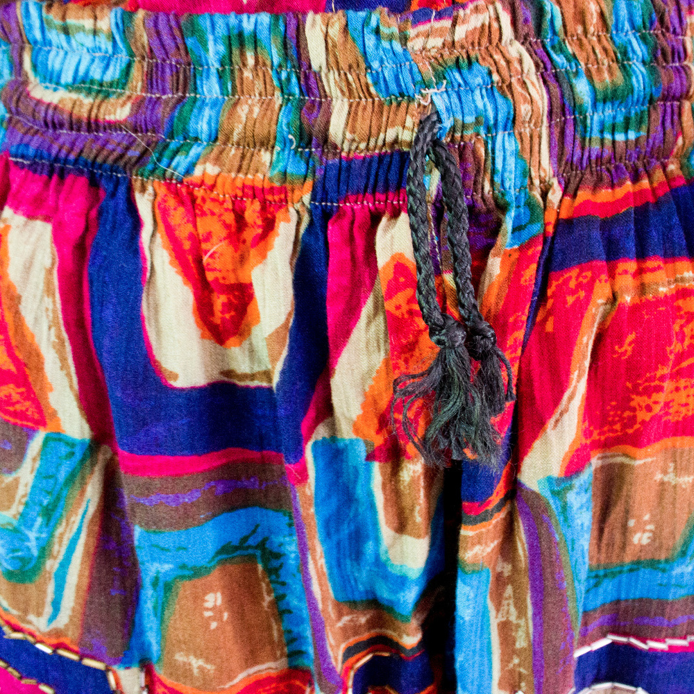 SOLD! 80s Patterned Romper style 2 piece outfit - Picture 6 of 8